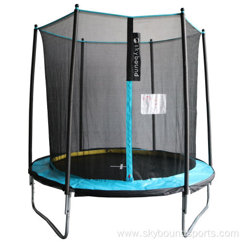 Outdoor Trampoline 8ft for Kids Skyblue